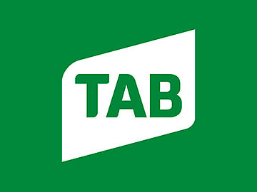 Tab logo on green background