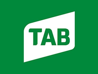 Tab logo on green background