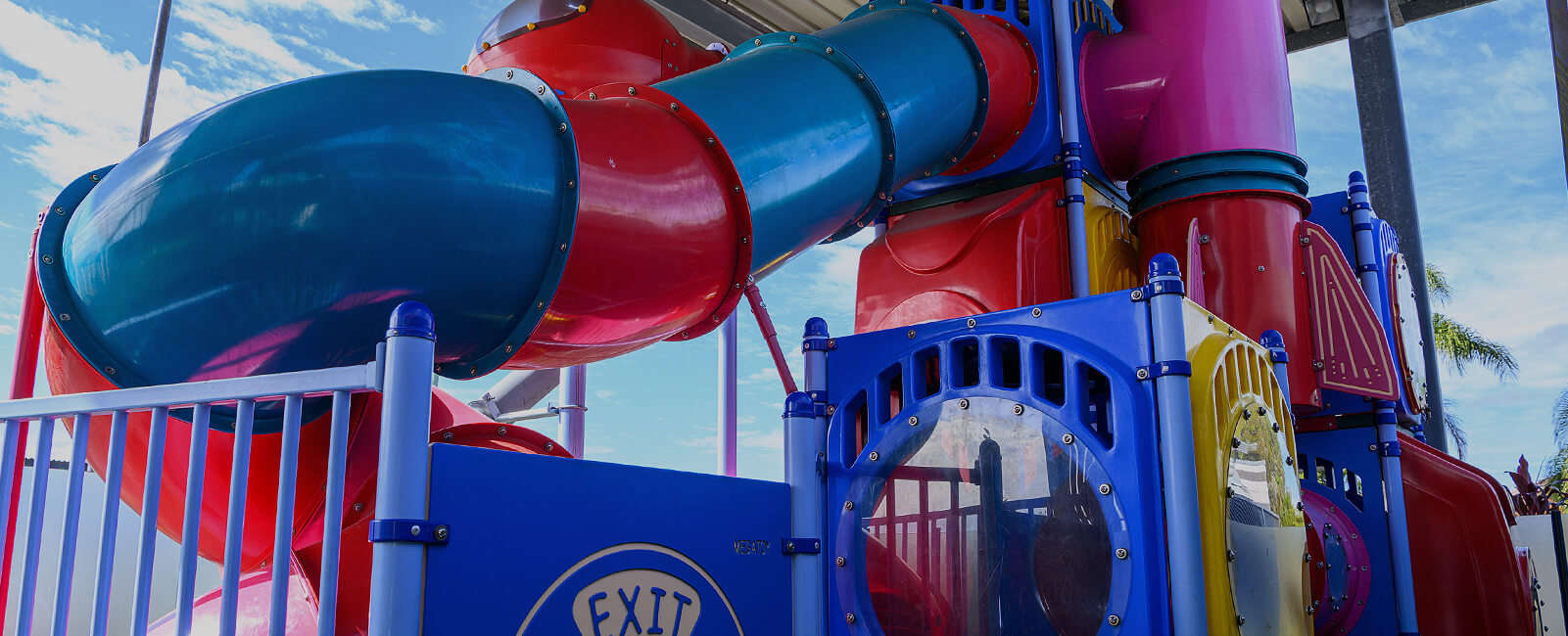 Large kids playground in the Little Waves Play Facility