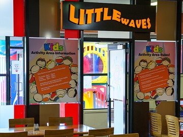 Entrance to Little Waves Play Facility