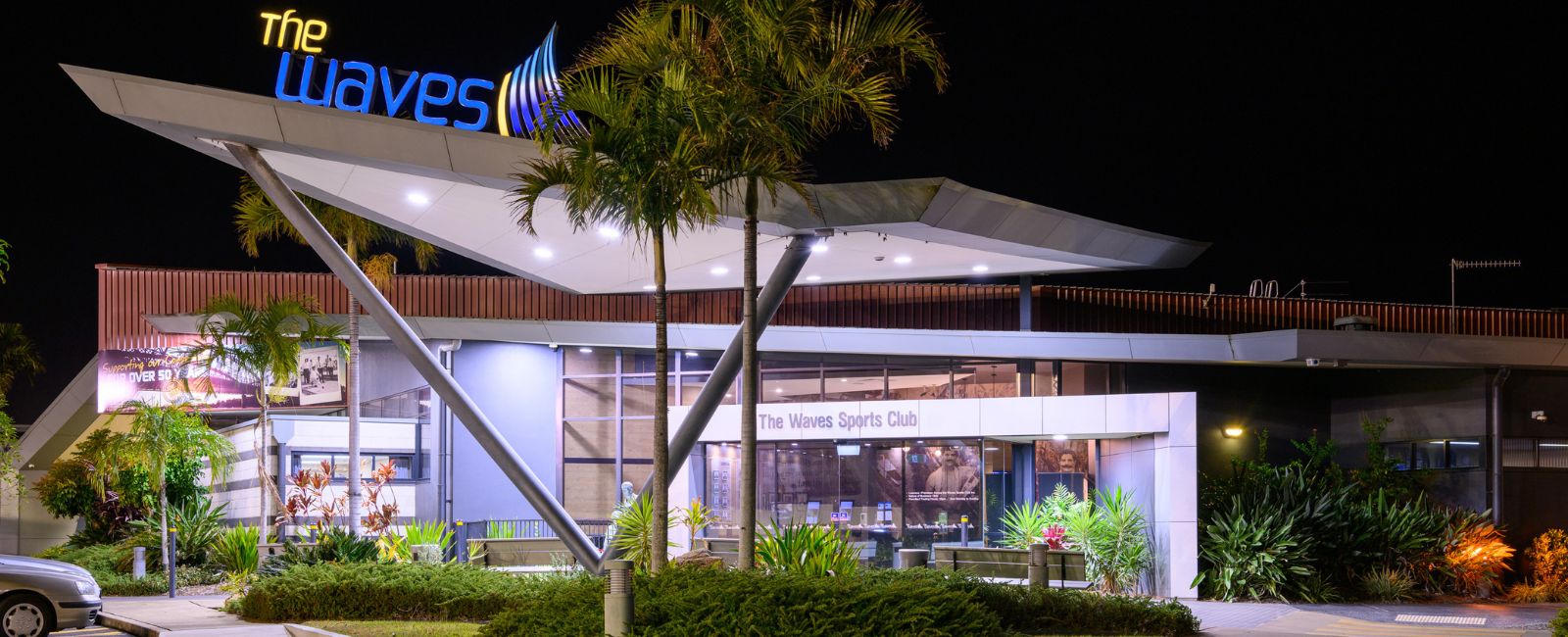 View of The Waves Entrance