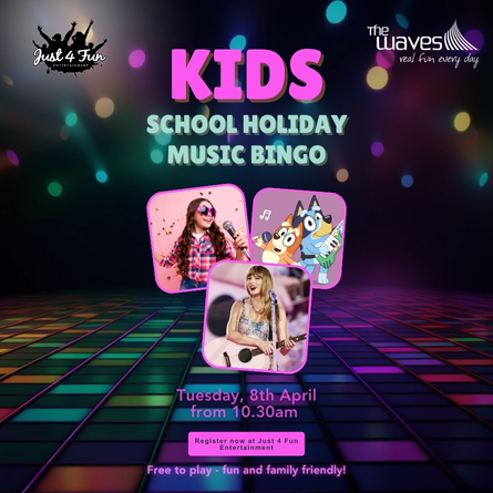Kid's School Holiday Music Bingo feature image